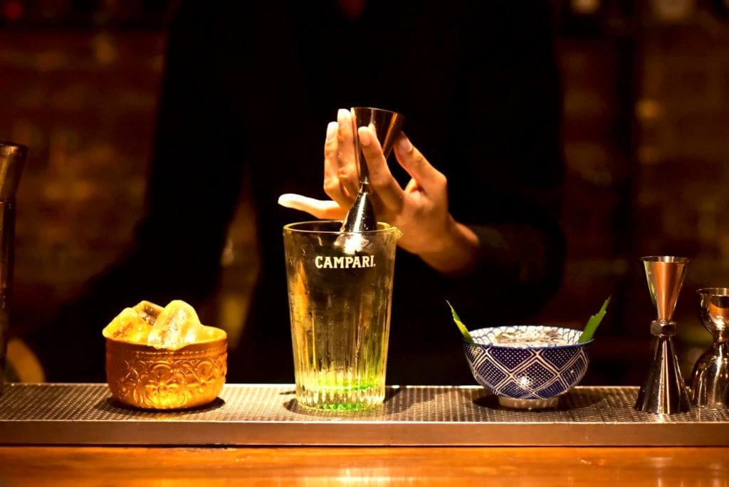 Cocktails at a bar in Phuket Town