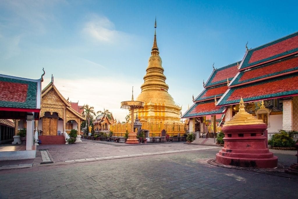 Wat Phra That Hariphunchai Lamphun, Northern Thailand