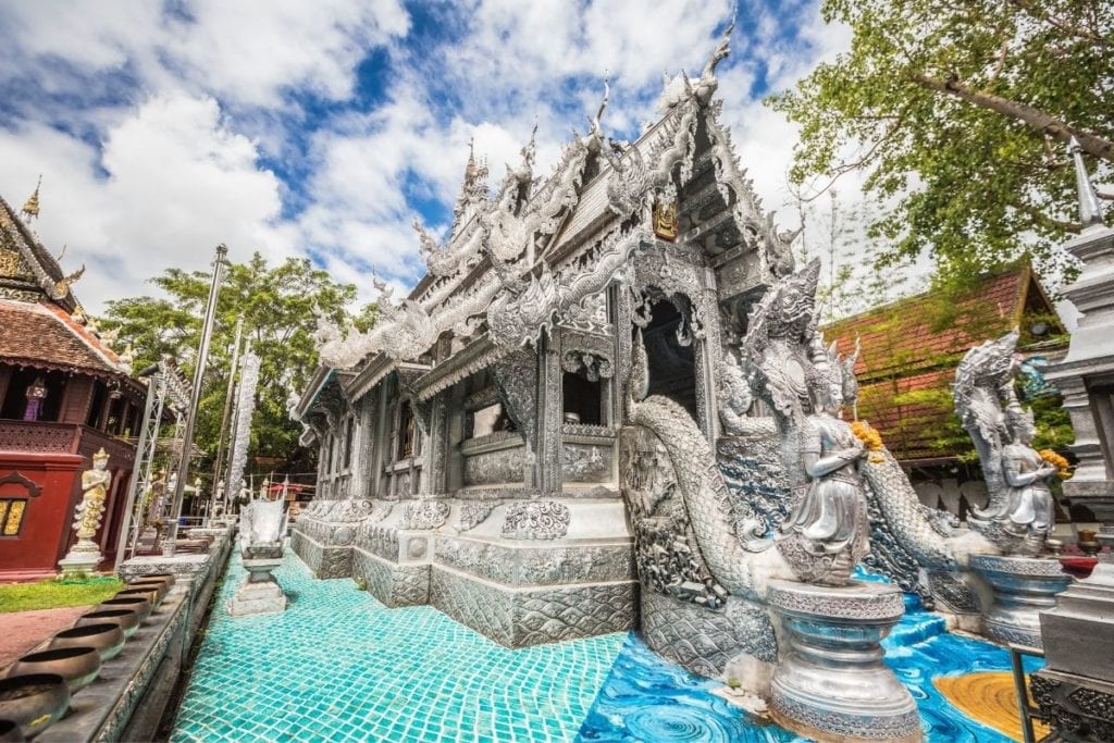 Wat Srisuphan is known as the ‘Silver Temple’ in Chiang Mai