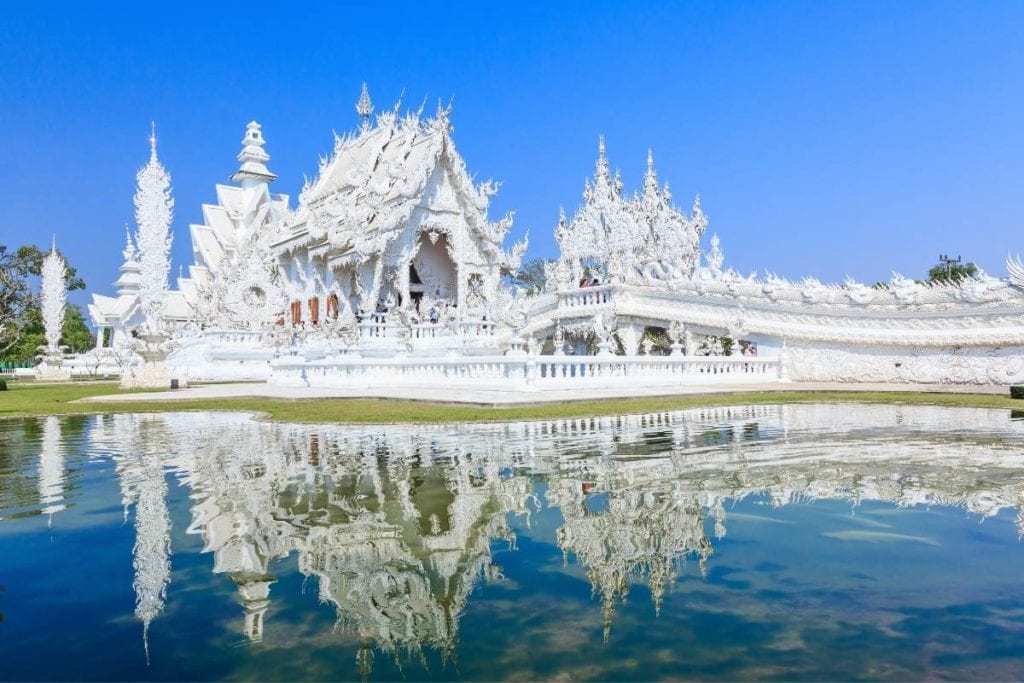 The White Temple near Chiang Rai in Northern Thailand