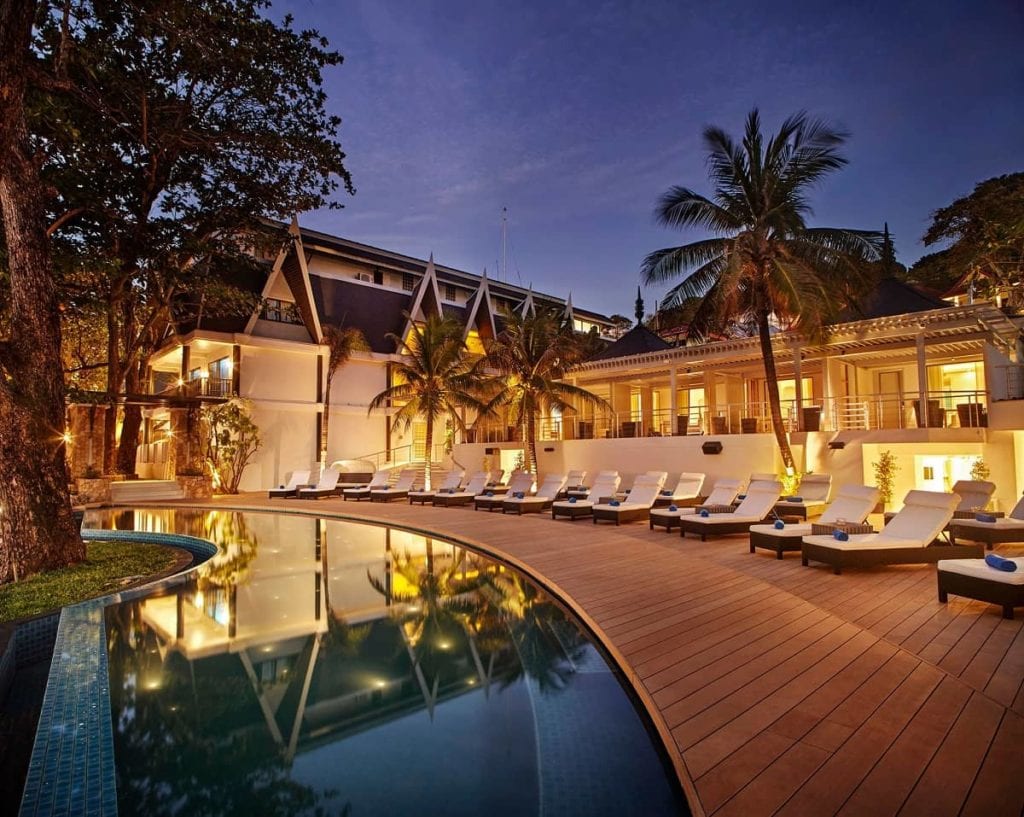 The pool at The Boathouse Phuket