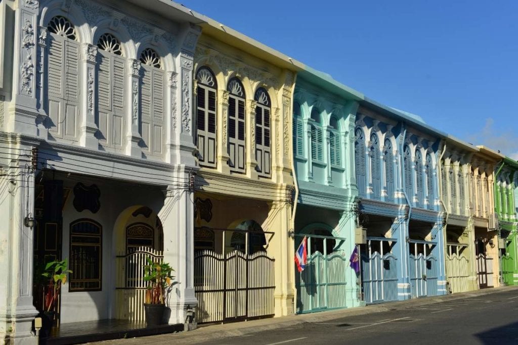 Siino-Portuguese architecture in Phuket Town