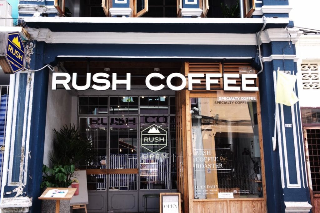 Rush Coffee Shop in Phuket