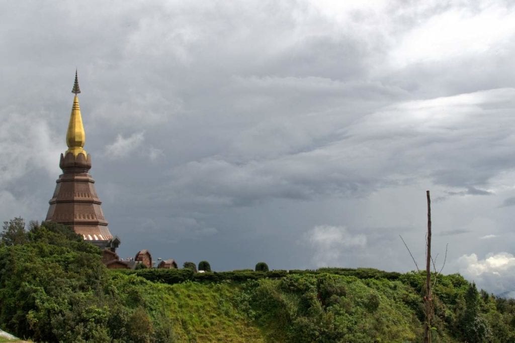 At the top of Doi Inthanon