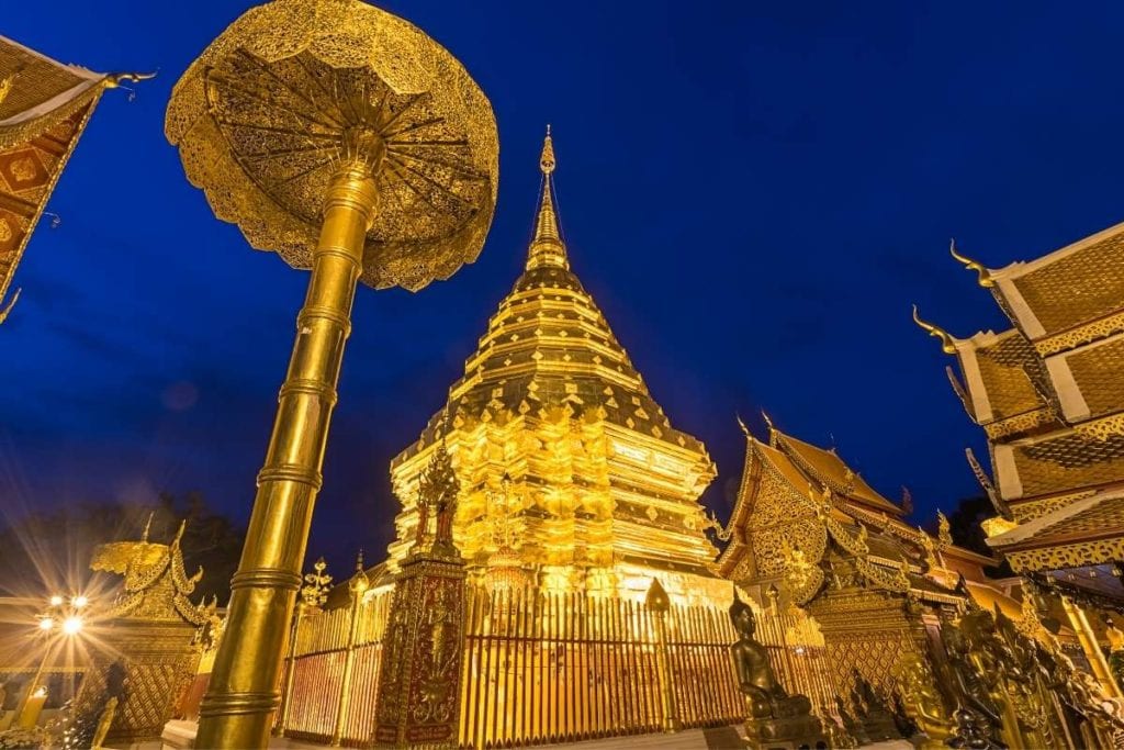 Temple at the top of Doi Suthep