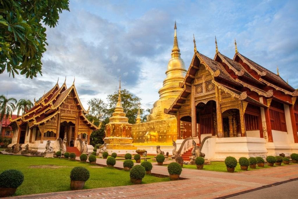 Wat Phra Sing Temple in Chiang Mai