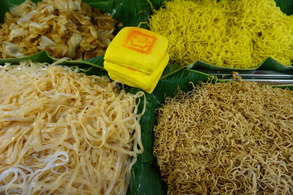 Some of the most common types of noodle in Thailand