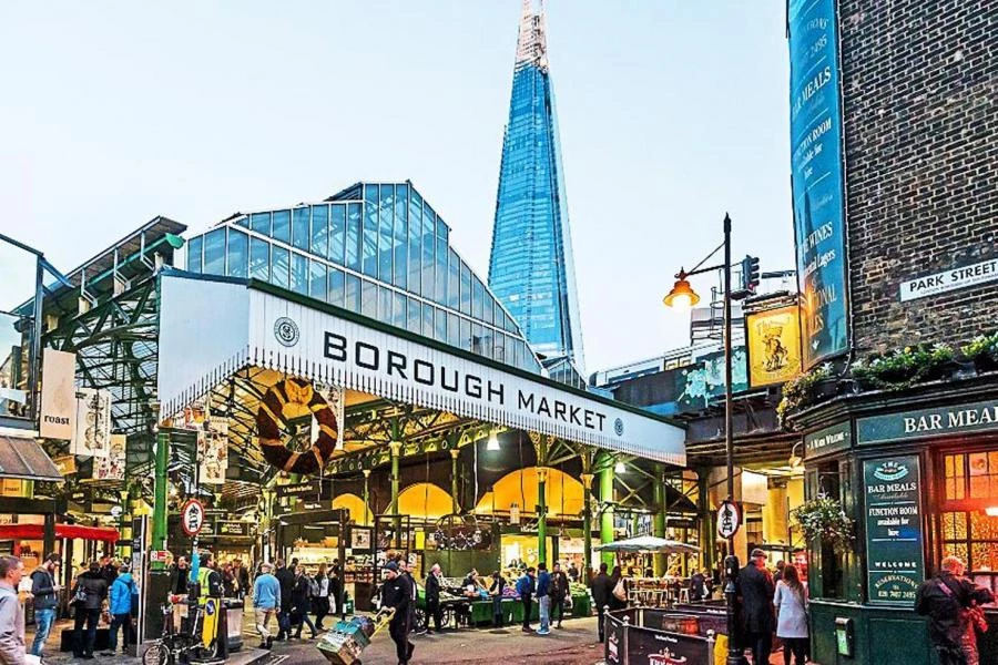 Borough Market in the centre of London